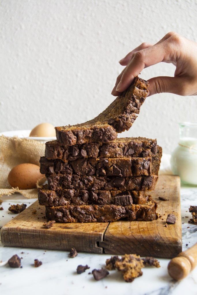 chocolate banana bread